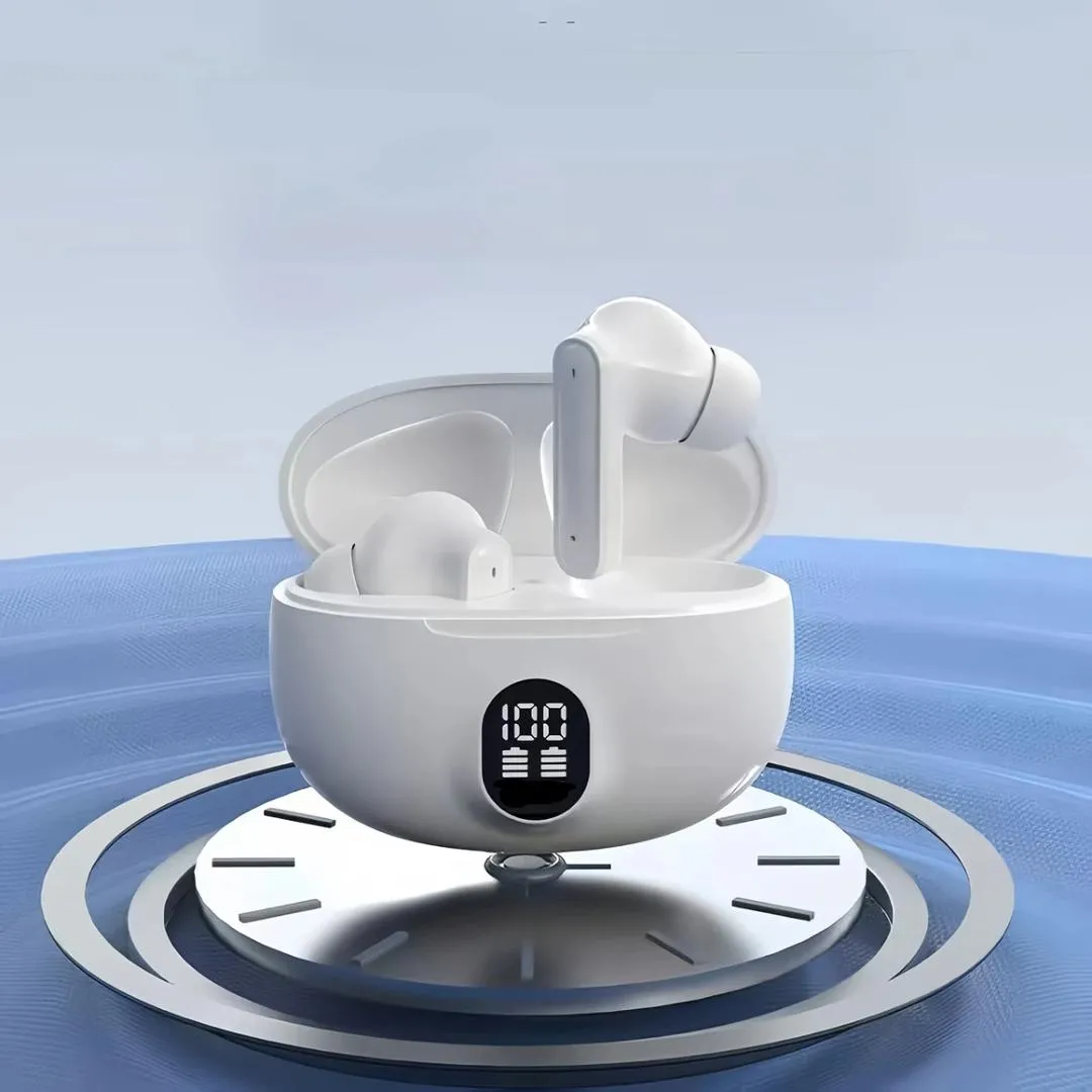 Black TWS Wireless Earbuds Bluetooth 5.3 – ENC Noise Cancellation | 24Hr Battery - Image 2