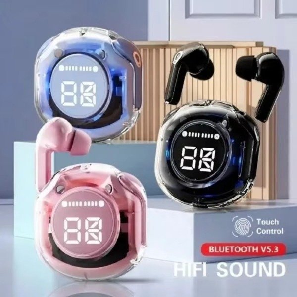 Air 39 Transparent Earbuds β Style, Sound aur ENC Technology ka Behtareen Combination! π§ 2 Air 39 Transparent Earbuds β Style, Sound aur ENC Technology ka Behtareen Combination! π§ - Image 2