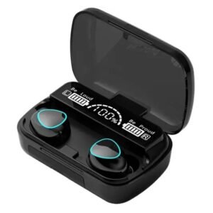 ​M10 TWS Earbuds Black with Digital Display